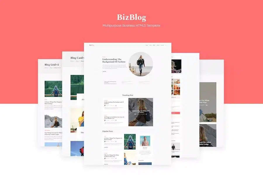 Bizblog – Multipurpose Personal Blog HTML5 Template