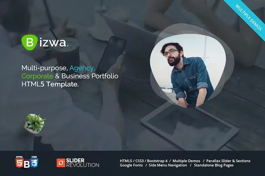 Bizwa – One Page Parallax