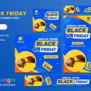 Black Friday Sale Fashion HTML5 Banner Ads GWD
