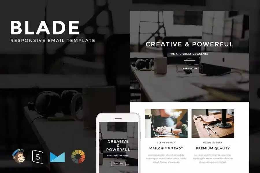 Blade – Responsive Email + StampReady Builder