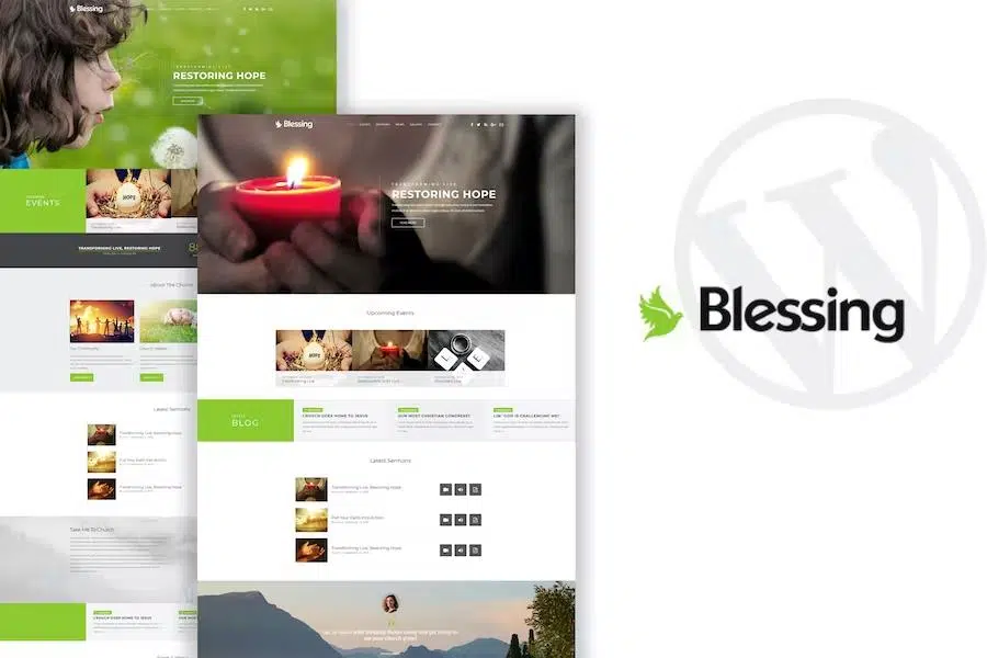 Blessing – Responsive WordPress Theme for Church Websites