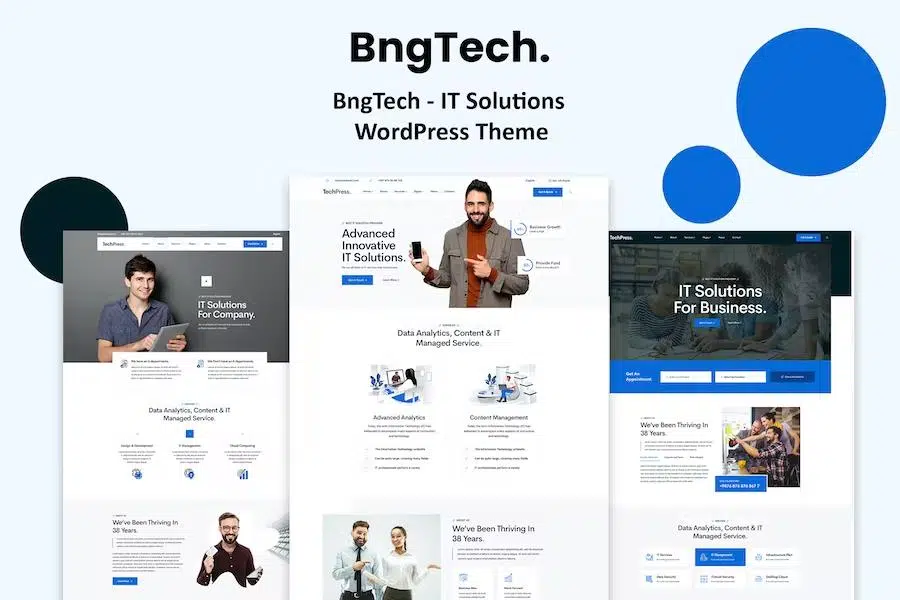 BngTech – IT Solutions WordPress Theme