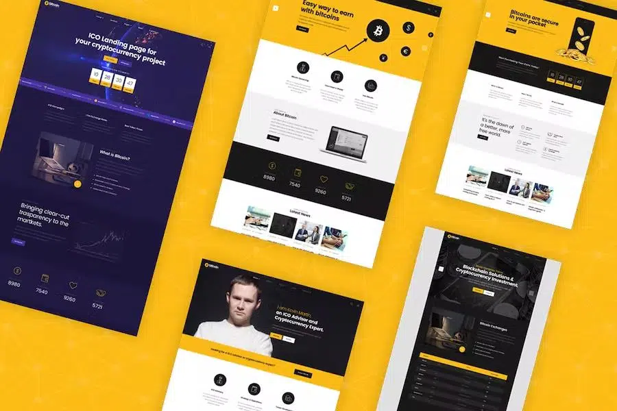 Bomex – Cryptocurrency & Bitcoin HTML Template