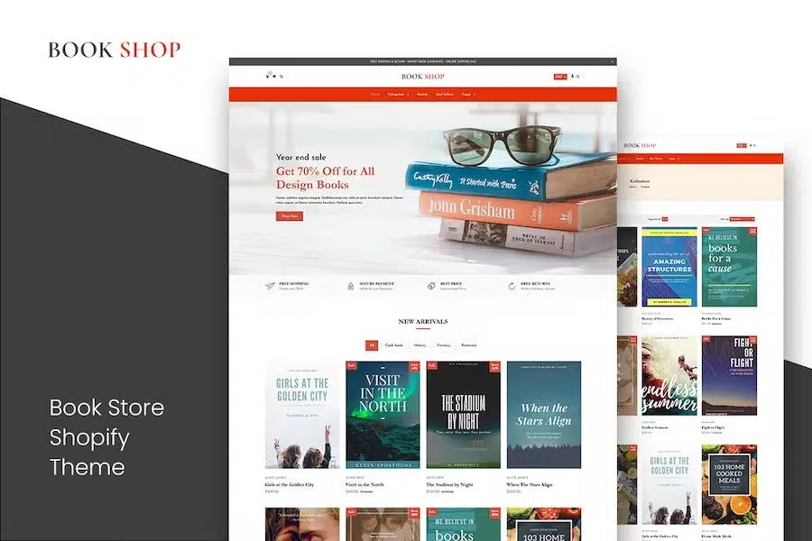 Bookly – Bookstore Shopify Theme