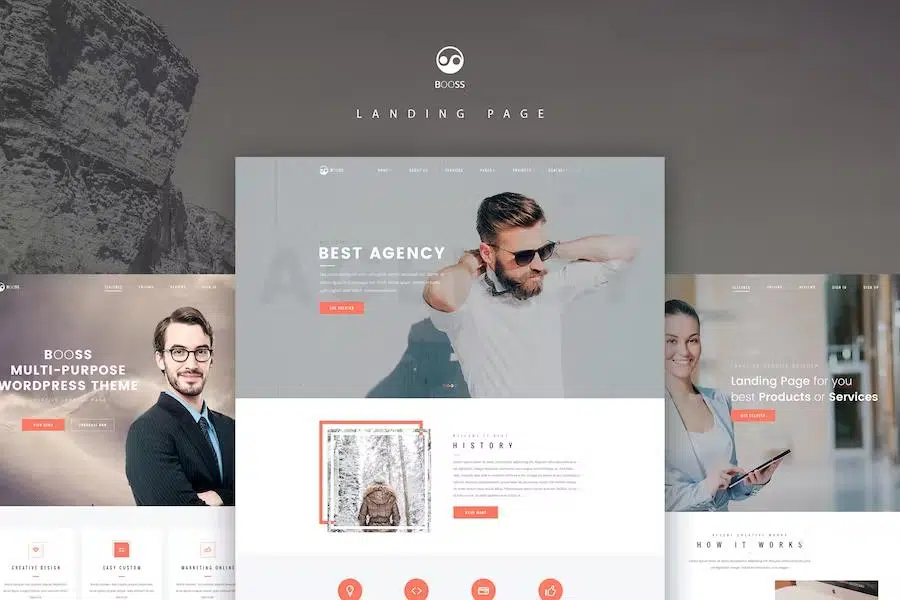 Booss – Creative Multipurpose Marketing HTML Template