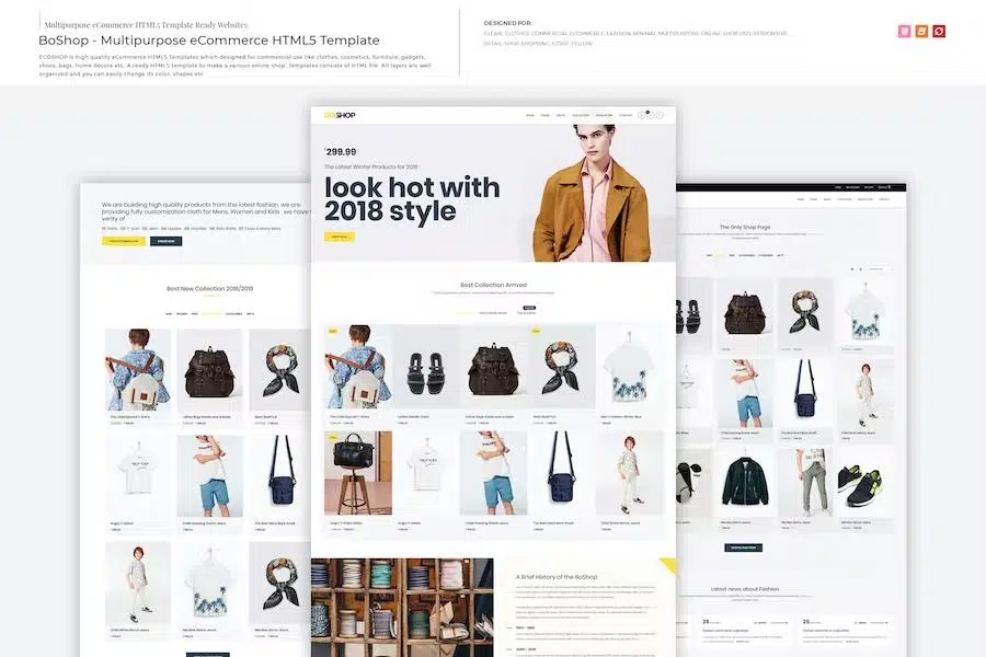 BoShop – Multipurpose eCommerce HTML5 Template