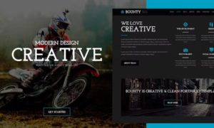 Bounty – Modern Responsive HTML Template