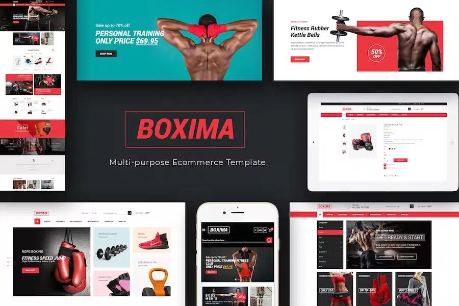 Boxima – Sport OpenCart Theme (Page Builder Layouts)