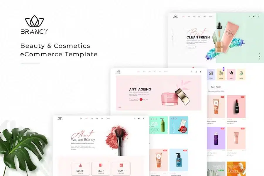 Brancy – Cosmetic & Beauty Salon Website Template