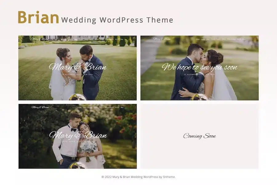 Brian – Wedding WordPress Theme