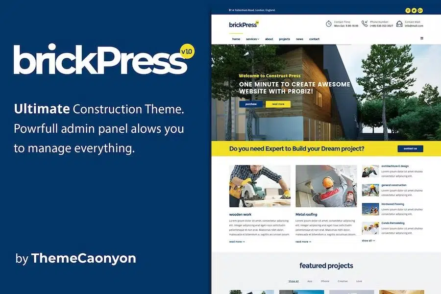 BrickPress – Construction & Building HTML5 Template