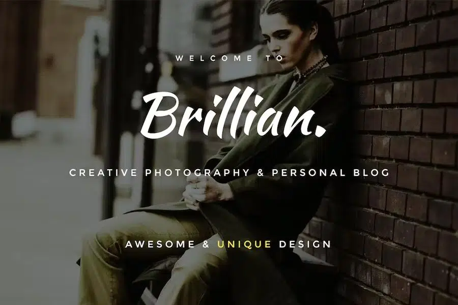 BRILLIAN – Photography, Personal, Blog HTML Template