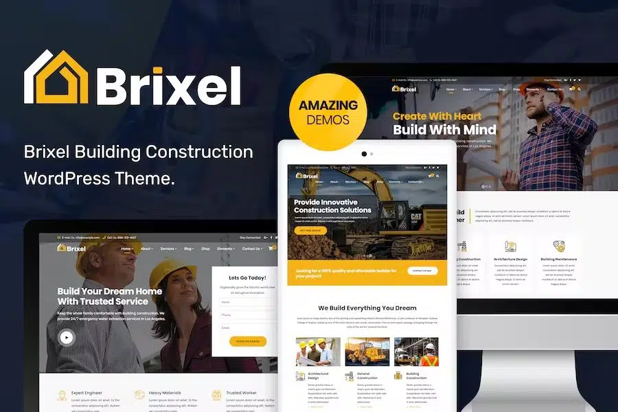 Brixel Building Construction WordPress Theme