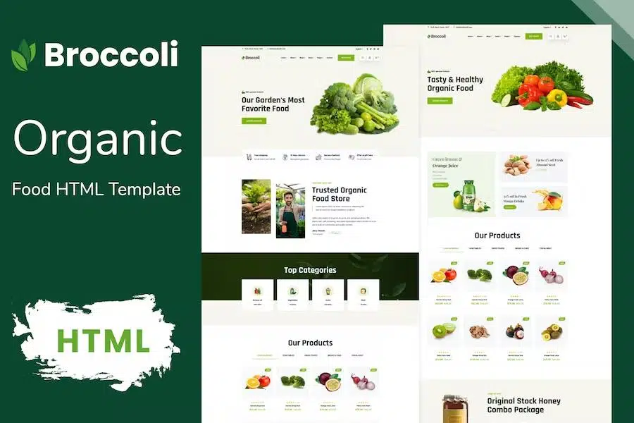 Broccoli – Organic Food HTML Template