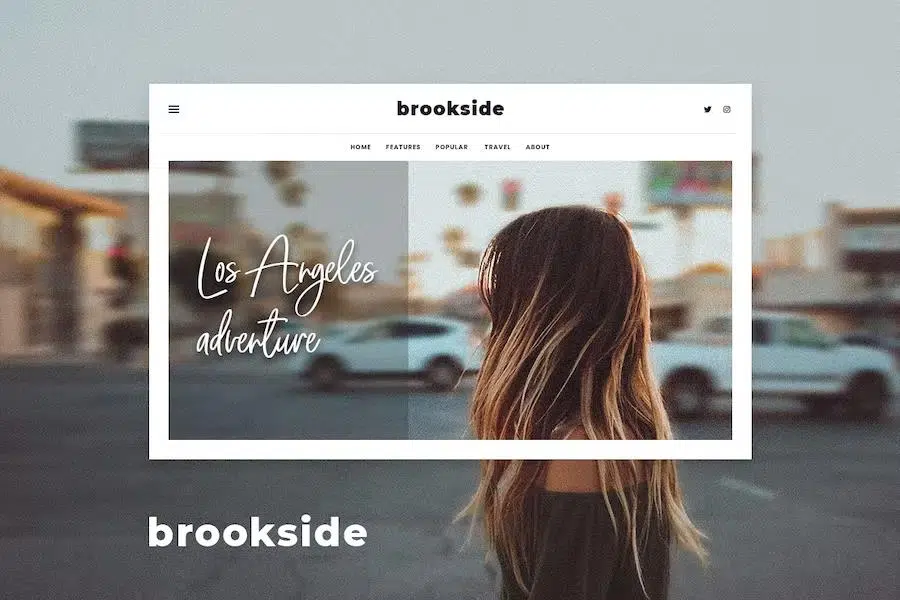 Brookside – Personal WordPress Blog Theme