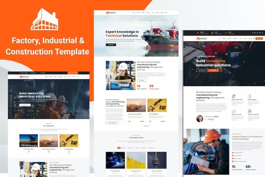 Buildco – Factory, Industrial & Construction Template