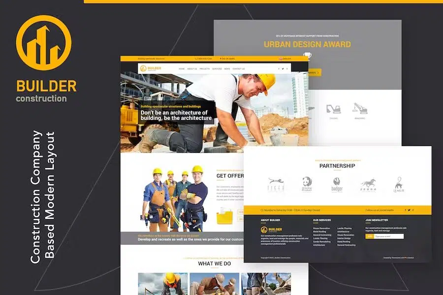 Builder – Construction HTML Template