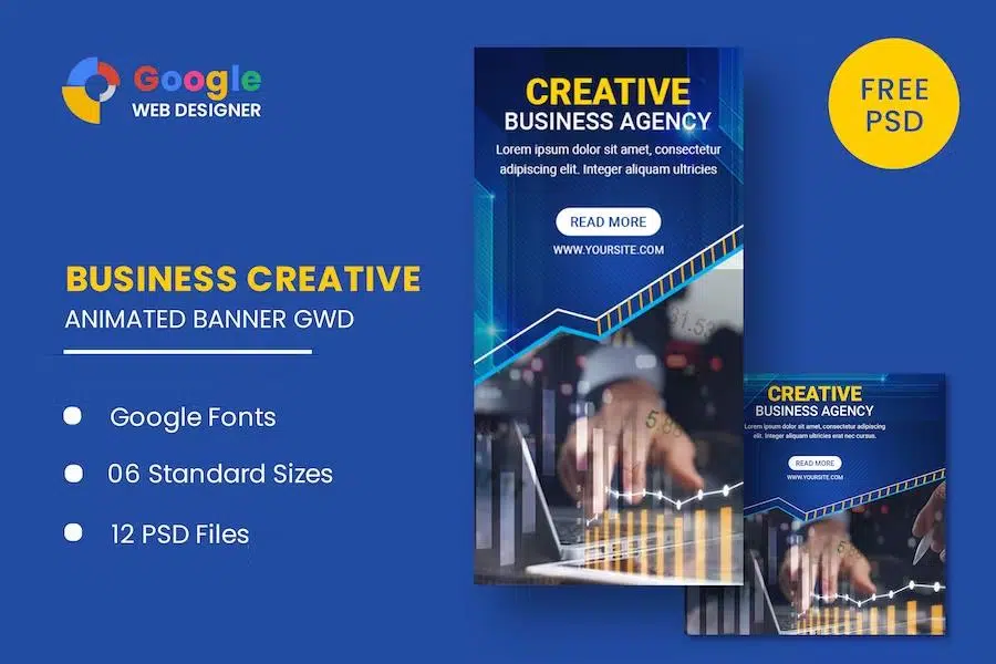 Business Agency Animated Banner Google Web Design