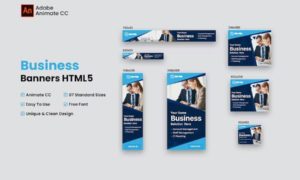 Business Banners HTML5 – Animate CC