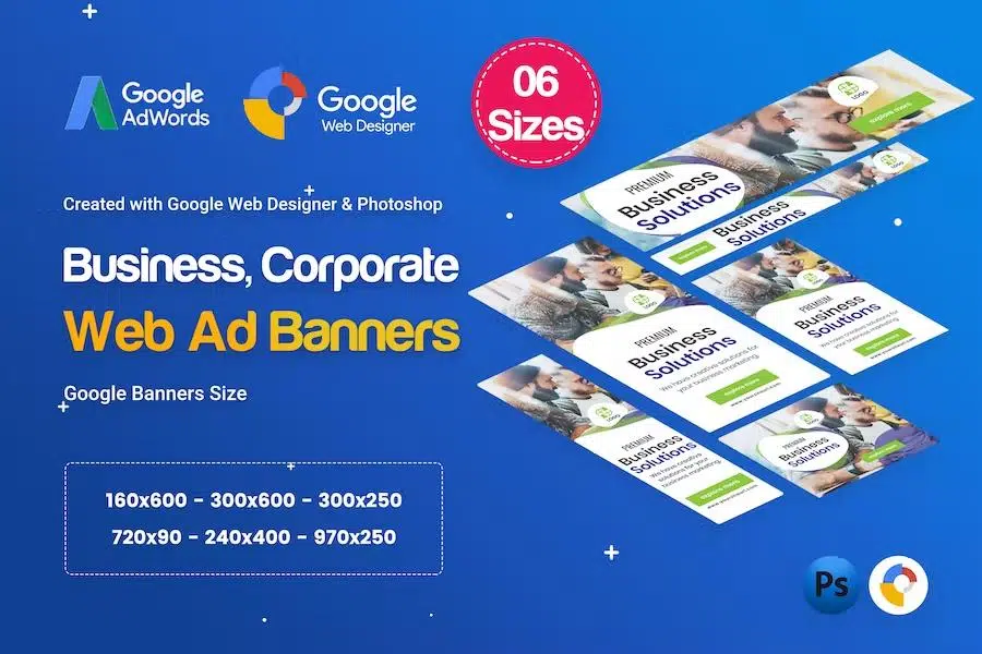 Business, Corporate Banners HTML5 D26 – GWD