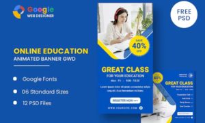 Business Course Animated Banner GWD