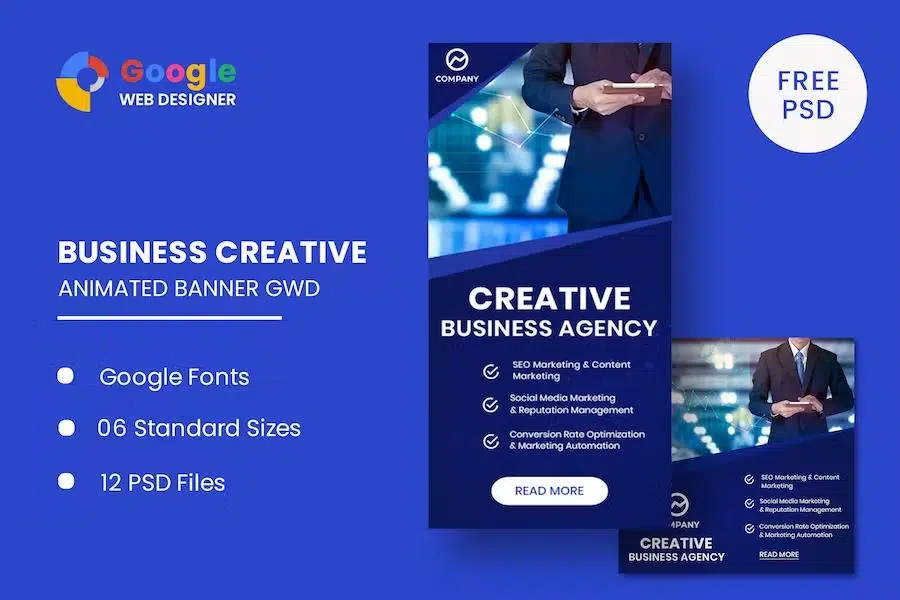 Business Creative Animated Banner GWD