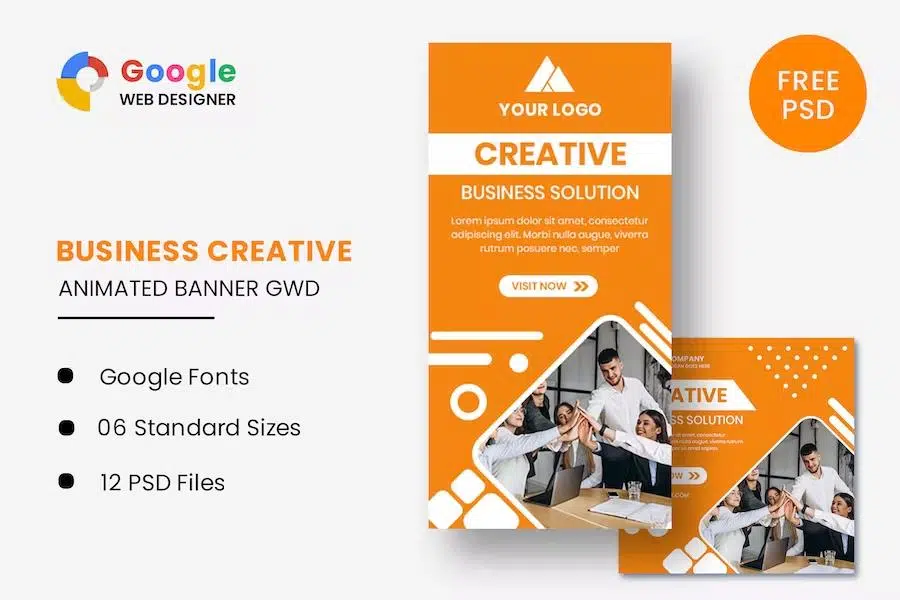 Business Creative Animated Banner GWD