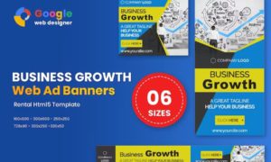 Business Growth Banners HTML5 – GWD