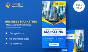 Business Marketing Animated Banner GWD