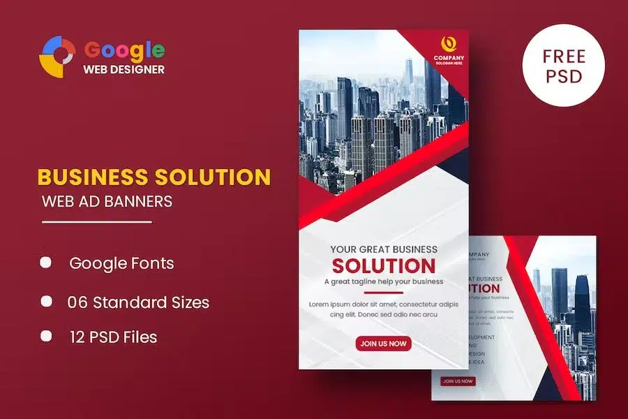 Business Solution Animated Banner GWD