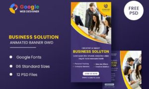 Business Solution Animated Banner GWD