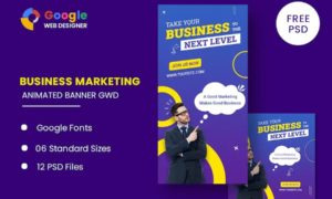 Bussiess Marketing Animated Banner GWD