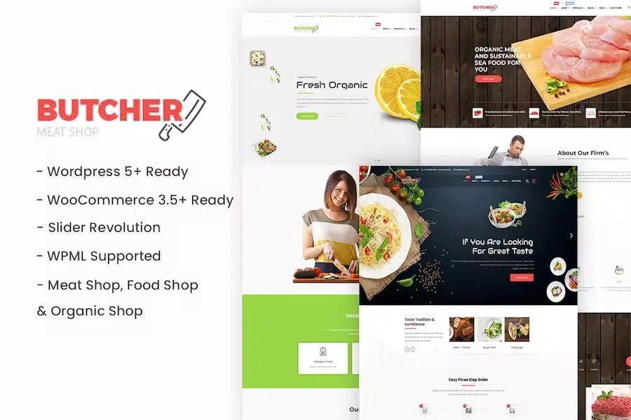 Butcher – Meat Shop WooCommerce WordPress Theme