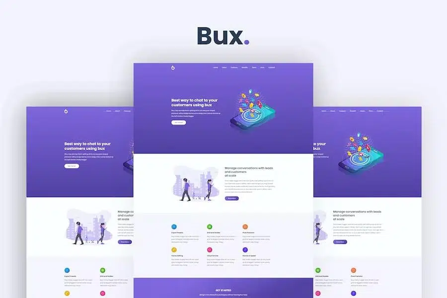 Bux – Startup and SaaS Template