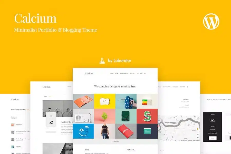 Calcium – Minimalist Portfolio & Blogging Theme