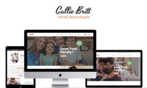 Callie Britt – Family Counselling Psychology WordPress Theme