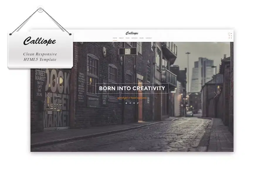 Calliope – Clean Responsive HTML5 Template