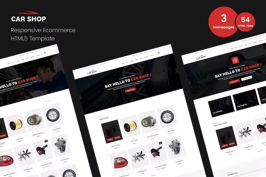 Car Shop – Ecommerce HTML Template