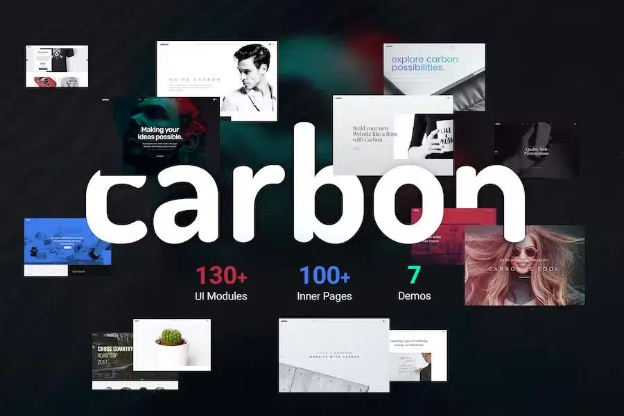 Carbon – Clean Minimal Multipurpose WordPress Theme 3.2