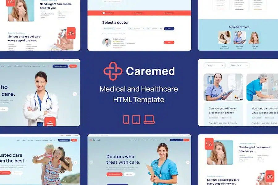 Caremed – Responsive Medical & Healthcare HTML Template