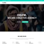 Celfie – Bootstrap 3x Multi-Purpose HTML5 Template