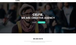 Celfie – Bootstrap 3x Multi-Purpose HTML5 Template