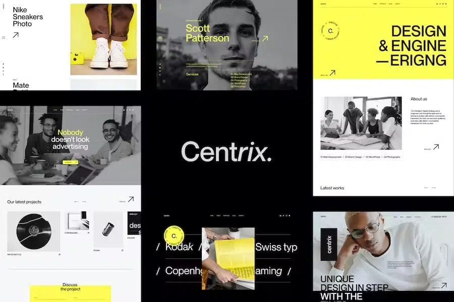 Centrix. – Creative Agency & Portfolio HTML Template