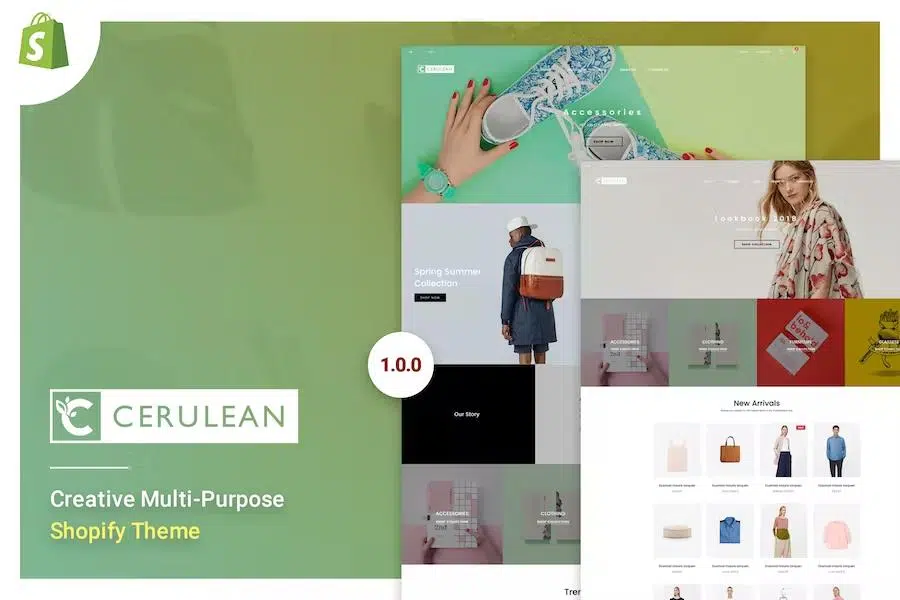 Cerulean – Creative Multi-Purpose Shopify Theme