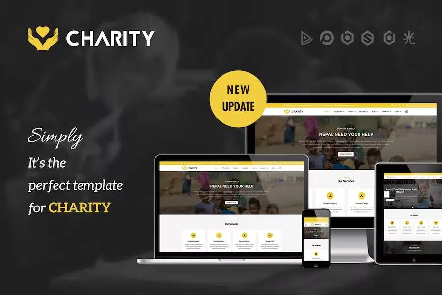 Charity – Nonprofit, Fundraising Joomla 4 Template