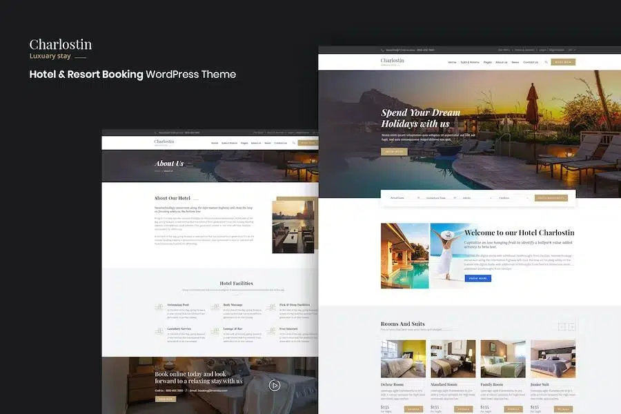 Charlostin – Hotel & Resort Booking WordPress Theme