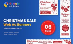 Christmas Sale Banner HTML5 – Animate