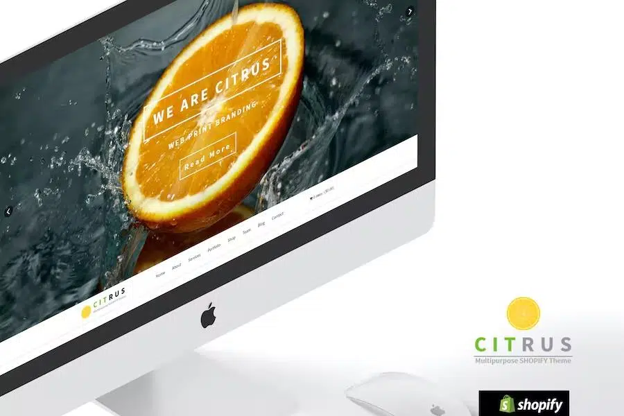 Citrus – One Page Shopify Theme