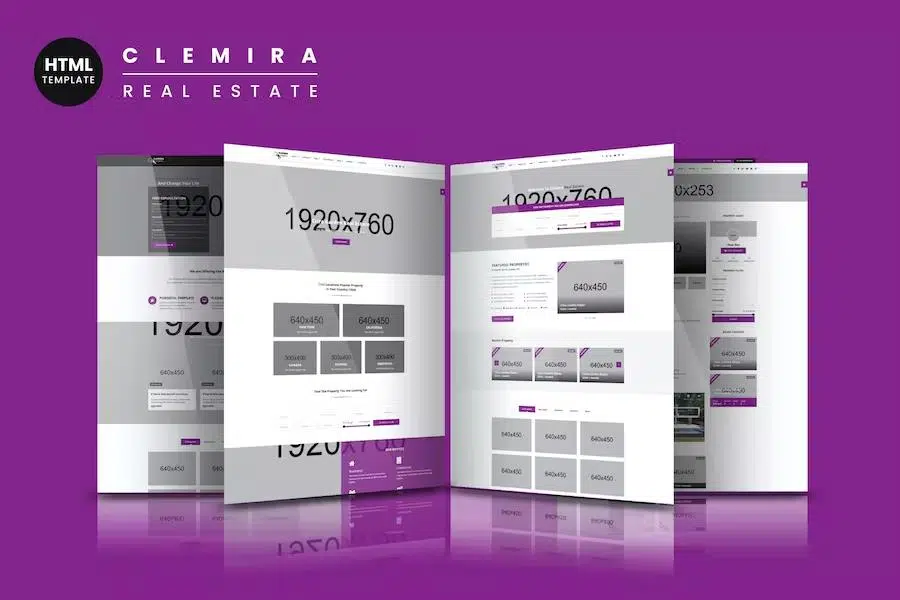 Clemira – Responsive Real Estate HTML Template