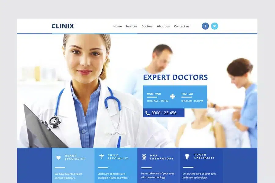 CLINIX – Medical HTML Template